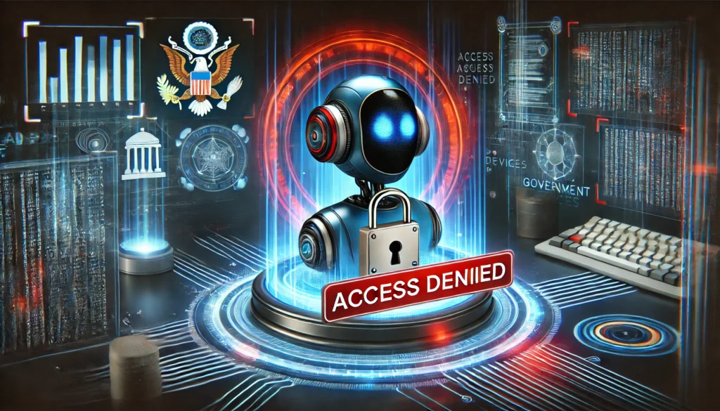 DeepSeek AI chatbot banned on government devices