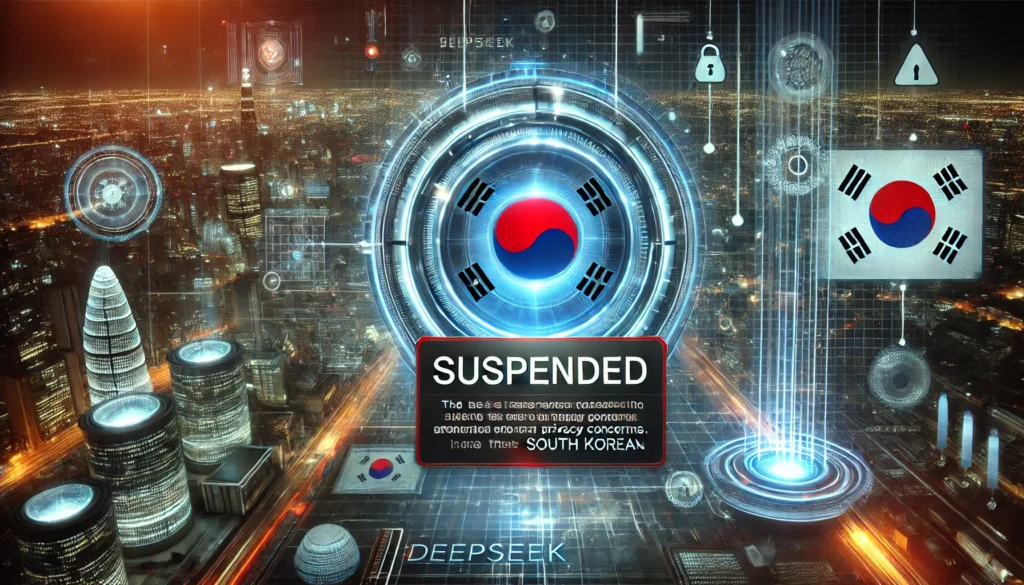 DeepSeek app suspended in South Korea