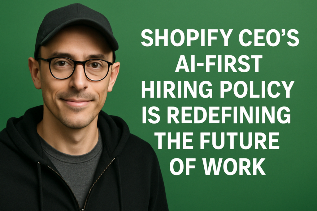 Shopify CEO’s AI-First Hiring Policy Is Redefining the Future of Work
